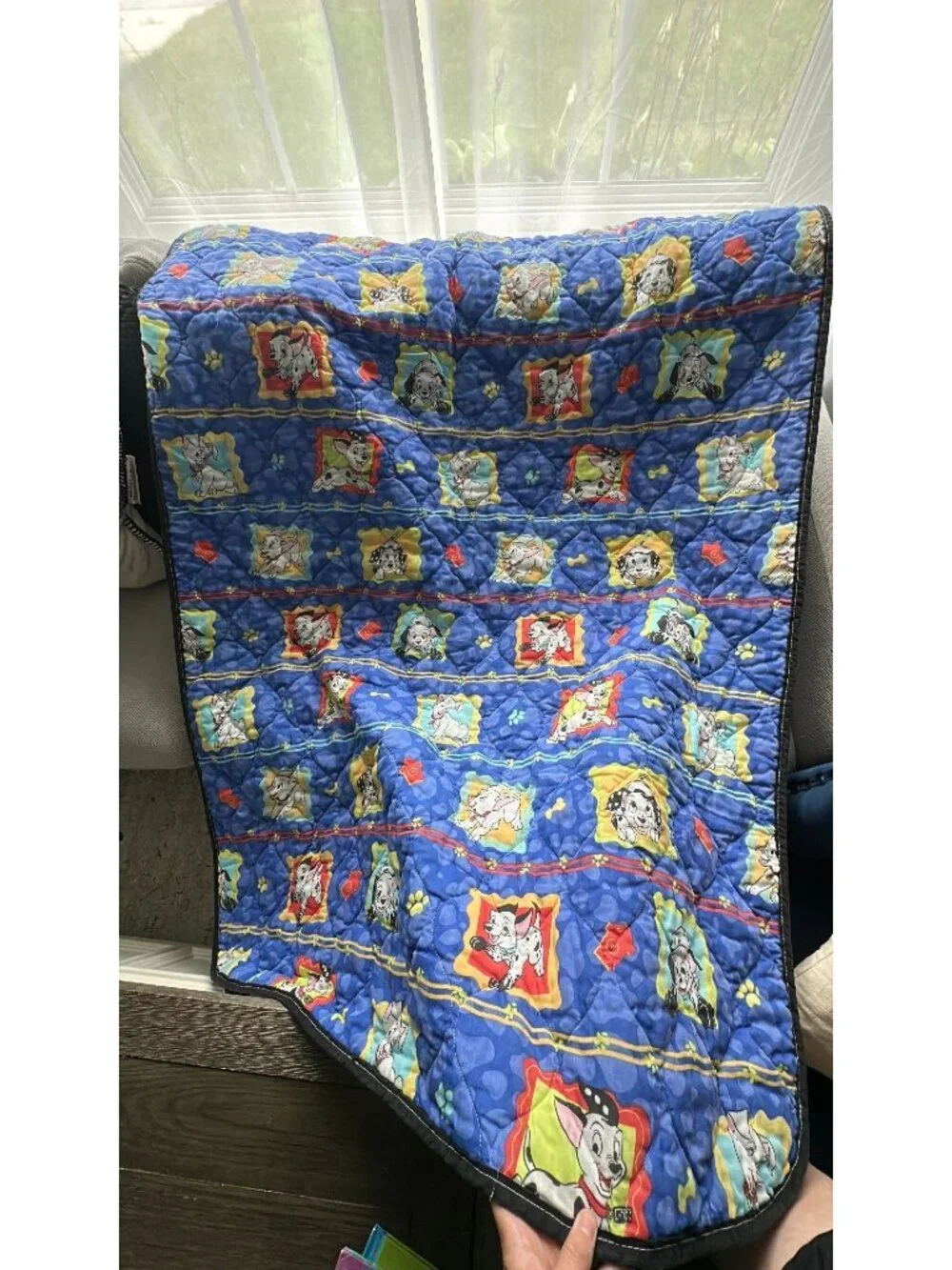 baby Dalmatian quilted blanket